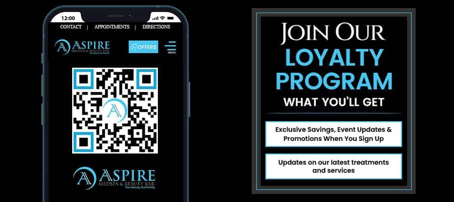 Join Our Loyalty Program at Aspire MedSpa & Beauty Bar in Tampa, FL Join Our Loyalty Program at Aspire MedSpa & Beauty Bar in Tampa, FL